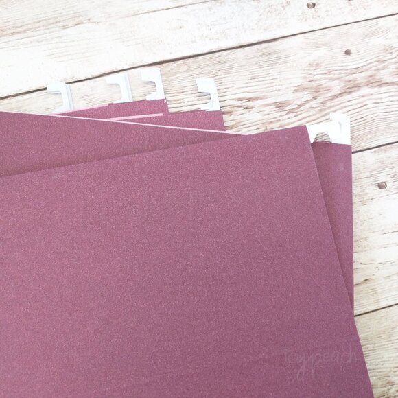 Hanging File Folders Color Coordinated 6 Pack Letter Size Office Supply Organize - Picture 3 of 4